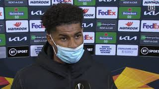 Marcus Rashford Raw And Emotional Interview After Europa League Final [upl. by Akkina373]