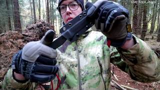 Bushcraft MESSEER IM TESTWTB Outdoor und Schnitzmesser WoodpeckerDEUTSCH [upl. by Nosmoht582]