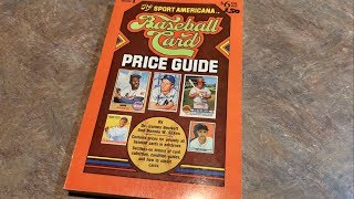 FROM 1979 LOOKING THROUGH THE FIRST EVER BECKETT BASEBALL CARD PRICE GUIDE [upl. by Idid]