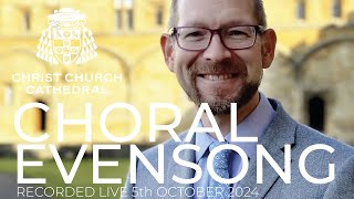 Choral Evensong  Recorded live Saturday 5th October 2024 [upl. by Hildick]