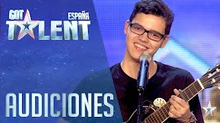 Jesús escuchó su guitalele y se convertió en su mayor fan  Audiciones 4  Got Talent España 2016 [upl. by Waring709]