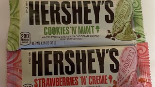 Hershey’s Strawberries n creme and Cookies n mint [upl. by Greenebaum]