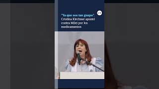 Cristina Kirchner cerró un encuentro sobre la salud y apuntó contra el Presidente [upl. by Ehcadroj252]