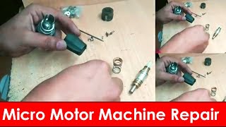 Micro Motor Machine Servicing  Jewellery Cutting Workshop [upl. by Atikkin]