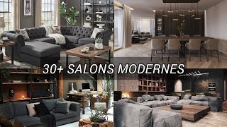 30 idées de salons modernes 2021  salon de luxe et tendance [upl. by Lilian]