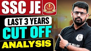 SSC JE 2023  SSC JE Last 3 Years Cut Off Analysis  Civil  Mechanical  Electrical [upl. by Dorr]