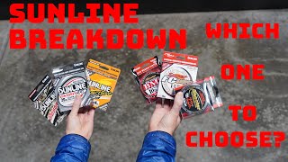 Breaking Down The Entire Sunline Fluorocarbon Line Up 16 Lines To Choose [upl. by Screens]