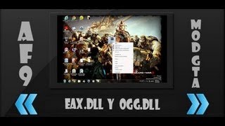 Descargar EAXDLL y OGGDLL para solucionar errores de Juegos Loquendo [upl. by Aneelak798]