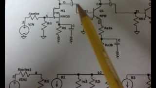 Finding the Gain of a multistage amplifier [upl. by Terrie528]