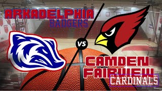 Camden Fairview Varsity Basketball vs Arkadelphia [upl. by Ellatsyrc337]