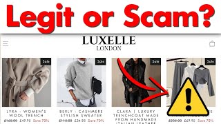 Luxelle London Review  Legit or Scam Store [upl. by Gombach]