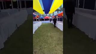 Canopy Setup  Exhibition stalls on rent  canopies tent gazebo [upl. by Siravrat]