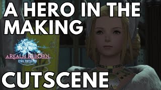 A Hero in the Making  FFXIV A Realm Reborn Cutscene Voiced [upl. by Einalem]