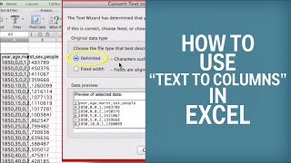 How To Use quotText To Columnsquot In Excel [upl. by Gaughan]