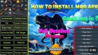 ARK Mobile Mod Apk  quotFREEquot God Console  UNLIMITED AMBER  Complete Tutorial [upl. by Raeann]