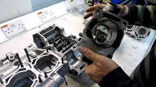 YFZ BANSHEE 350 YPVS ENGINE STRIP DOWN PART 4 [upl. by Foster]