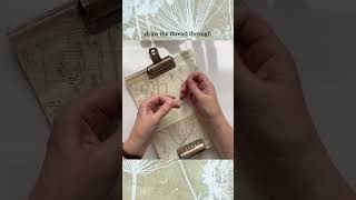 The easiest book binding method handmadebooks artbooks [upl. by Rosel11]