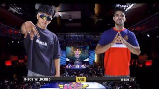 BBOY Wildchild vs BBOY jin Top16 Red bull bc one India 2024 [upl. by Afra]