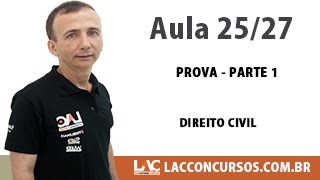 Prova Parte 1  Direito Civil  2527 [upl. by Helsa]