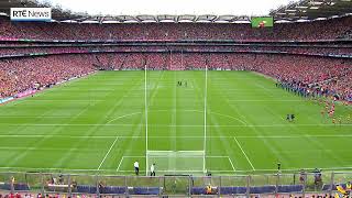 THE PARADE BEFORE CLARE V CORK  2024 ALL IRELAND HURLING FINAL [upl. by Licht400]