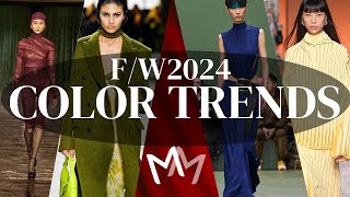 Fashion Color trends report for Fall 2024 and Winter 2025 [upl. by Noruq592]