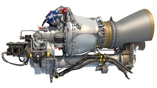 3D Turboshaft Helicopter Engine for Military and Civil Helicopters [upl. by Merdith]