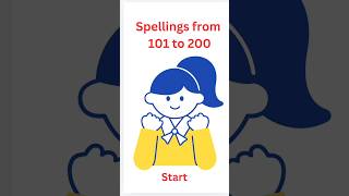 Spelling from 101 to 200 ShortsEnglishQuick LearnShort 60 [upl. by Noside]