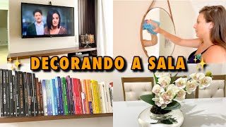 DECORANDO A SALA COM ITENS DA SHOPEE  GASTANDO POUCO [upl. by Atteniuq]