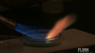 Flame Test Demonstration [upl. by Elston122]