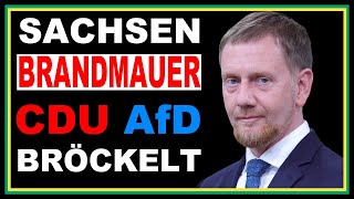 Sachsen Die BRANDMAUER zur AfD bröckelt [upl. by Elehcin441]