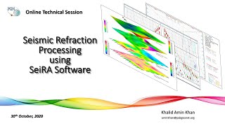 Seismic Refraction Processing using SeiRA  Part 1 Software Workflow and Datasets [upl. by Ahseinar]