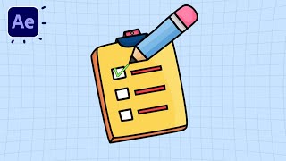 Animated To Do List in After Effects Tutorials [upl. by Salocin]