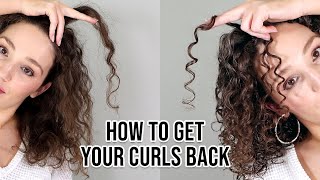 How to Get Your Curls Back  Step by Step Routine for Curlier Hair [upl. by Fatma]