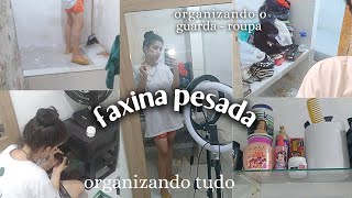 FAXINA COMPLETA NO QUARTO  😍limpeza no meu quarto te motivando minha organização 🎀✨ [upl. by Edaw]