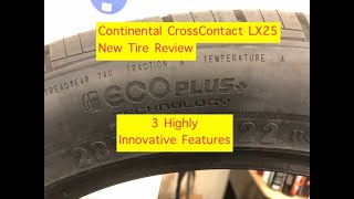 Continental CrossContact LX25 Continentaltires CrossContact LX25 Review Innovative Smart [upl. by Possing]