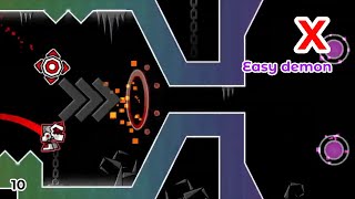 X Easy demon  Geometry Dash [upl. by Aldarcie935]