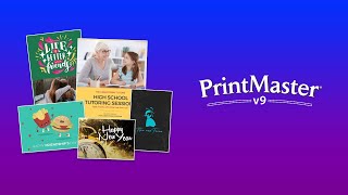 PrintMaster v9  Using Mail Merge [upl. by Asirak]