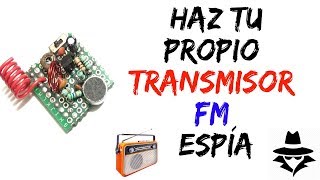 Haz tu propio Transmisor de FM Se escucha en cualquier Radio [upl. by Fife]