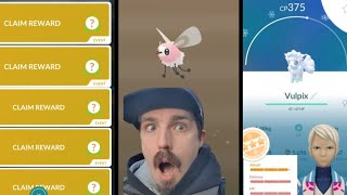 We Hatched a SHINY Cutiefly 30 Research Encounters This Is What We Got pokemongo [upl. by Aneehsirk]