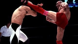 Bas Rutten  32 Fights  All Strikes  Deadly Strikers  Part 1 [upl. by Pinebrook]