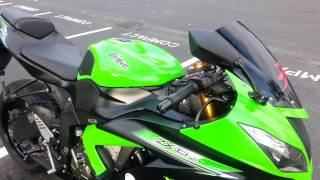 2014 Kawasaki zx6 636 4k mile review [upl. by Atirres877]