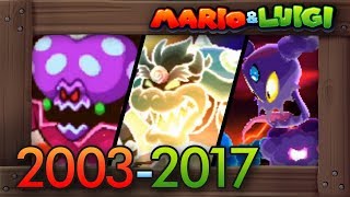 Evolution of Final Bosses in Mario amp Luigi Games 2003–2017 [upl. by Pass]