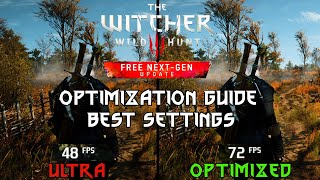 The Witcher 3 Next Gen Update  OPTIMIZATION GUIDE  BEST SETTINGS  Every Setting Benchmarked [upl. by Enirehs]