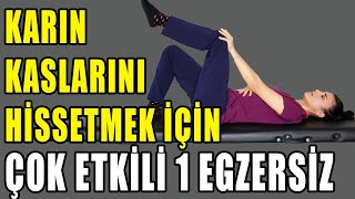 KARIN KASLARINIZI HİSSETMEK İÇİN ÇOK ETKİLİ BİR EGZERSİZ aktifizyo fiziktedavi [upl. by Nirtiac176]