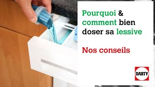 Bien doser la lessive liquide pour son lave linge [upl. by Aicinat]