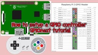 retropie  how to connect and configure GPIO buttons to raspberry Pi 3 using GPIOnext [upl. by Euqinna391]