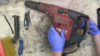 Hilti TE76 te76P hammer disassemble and problem find blinking service light [upl. by Tnecnivleahcim]