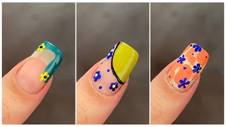 Diseños de uñas Easy summer nail art uñas tendencies uñas decoradas [upl. by Swagerty]