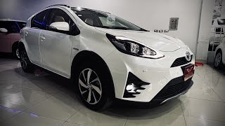 New Toyota Aqua Hybrid Review l Walkaround l CROSSOVER 2019 model l Price 2022 l JapanCars Rahimzay [upl. by Eldorado251]