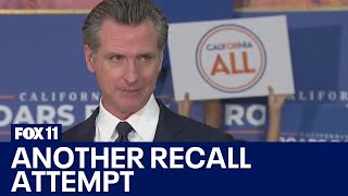 California Gov Gavin Newsom faces another recall effort [upl. by Ariik]